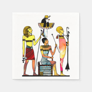 Serviette En Papier Ancien Égypte Pharaons Lavish Ormamentation