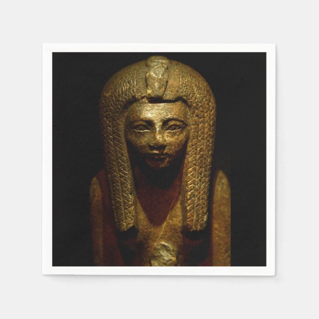 Serviette En Papier Ancienne Egyptienne Papier d'art féminin serviette (Devant)