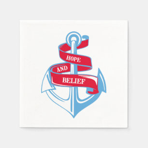 Serviette En Papier Ancre