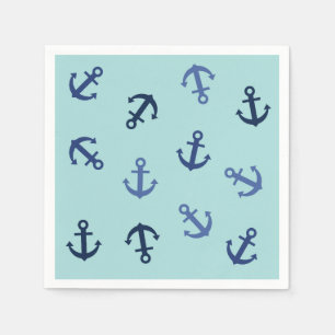 Serviette En Papier Ancres été