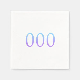 Serviette En Papier Angel Numéro 000 - Unicité