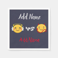 Angel vs Devil Emoji PEressonalize
