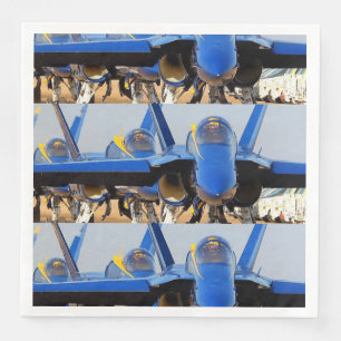 SERVIETTE EN PAPIER ANGELS BLEUS