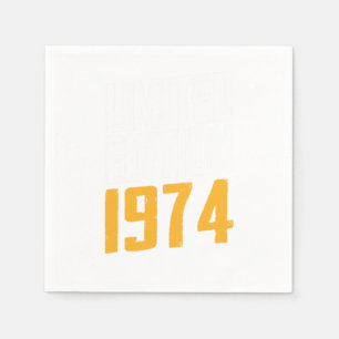 Serviette En Papier Année de naissance Anniversaire Edition limitée 19