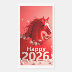 Serviette En Papier Année du cheval 2026