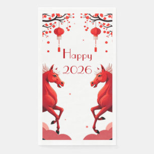 Serviette En Papier Année du cheval 2026