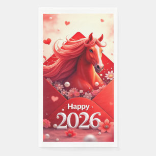Serviette En Papier Année du cheval 2026