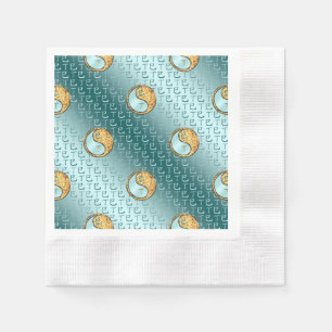 Serviette En Papier Année du Serpent de Feu