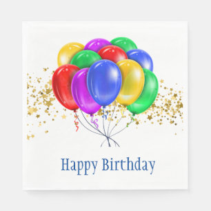 Serviette En Papier Anniversaire