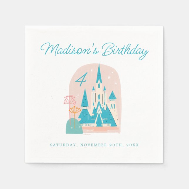 Serviette En Papier Anniversaire de Disney's Frozen Arendelle Castle G (Devant)