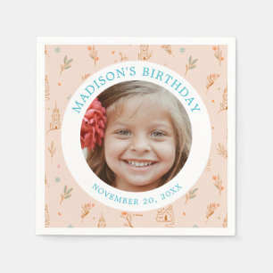 Serviette En Papier Anniversaire de Disney's Frozen Arendelle Castle G