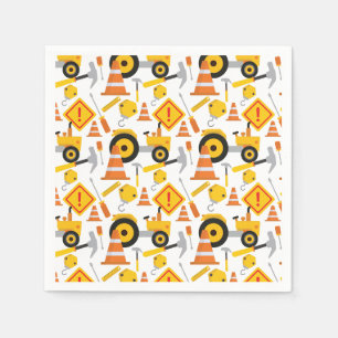 Serviette En Papier Anniversaire de la construction routière