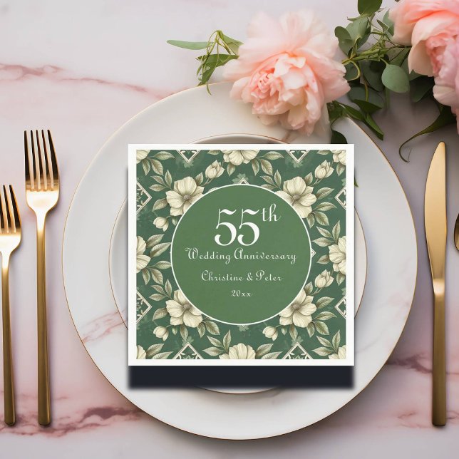 Serviette En Papier Anniversaire de la florale ivoirienne et Mariage é (Créateur téléchargé)
