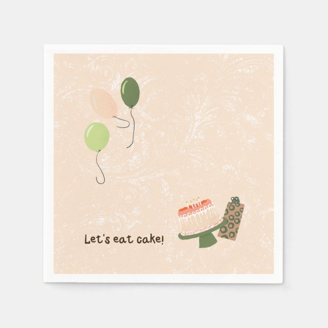 Serviette En Papier Anniversaire de la Géorgie (Devant)