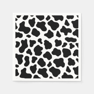 Serviette En Papier Anniversaire de la Vache Sainte Cow Print Cow Pa