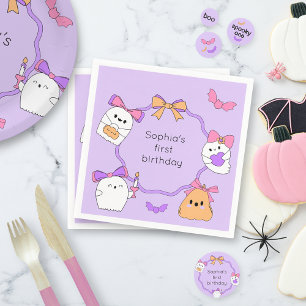 Serviette En Papier Anniversaire de l'Halloween éffrayante