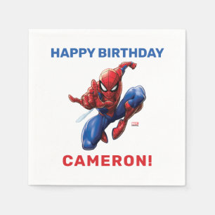 Serviette En Papier Anniversaire de Spider-Man