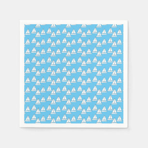 Serviette En Papier Anniversaire du bateau à voile