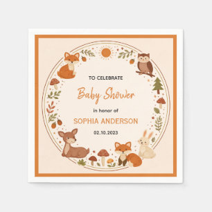 Serviette En Papier Anniversaire personnalisé néon rétro années 80 - A