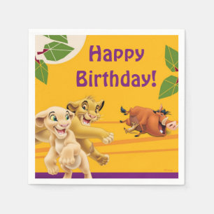 Serviette En Papier Anniversaire Roi Lion