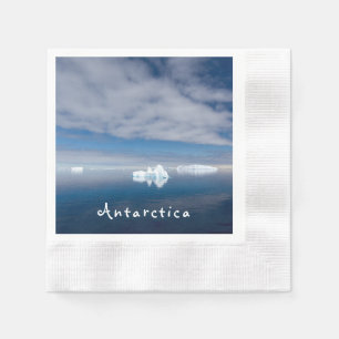 Serviette En Papier Antarctique paysage photo de glace flottante avec 