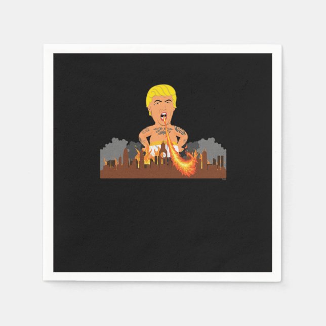 Serviette En Papier Anti-Trump Liberty Political Communism Activist (Devant)