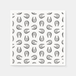 Serviette En Papier Antique fer à cheval avec Motif étoile COULEUR PER