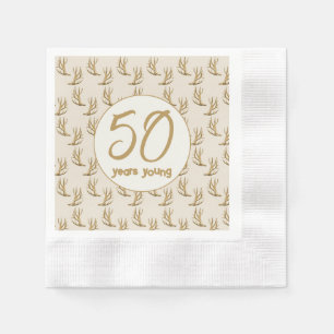 Serviette En Papier Antlers Hunter Anniversaire Années Jeune