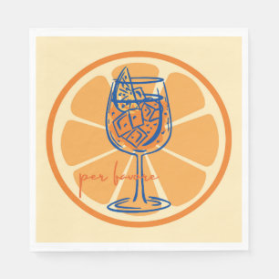 Serviette En Papier Aperol Par Faveur