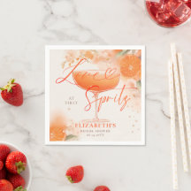 Aperol Spritz Love Citrus Floral Bridal Shower