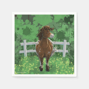 Serviette En Papier Appaloosa Pony