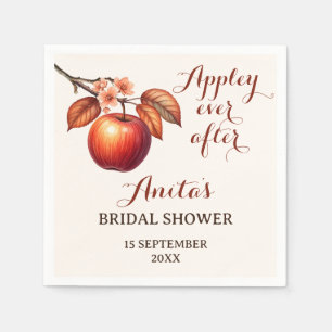 Serviette En Papier Appley Ever After Fête de Mariage d'Automne
