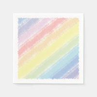 Aquarelle Baby shower Pastel Rainbow