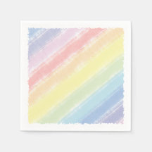Aquarelle Baby shower Pastel Rainbow