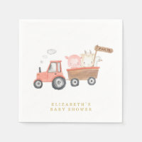 Aquarelle Cute Animaux de ferme Barnyard