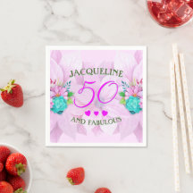 Aquarelle Floral 50 et Fabulous