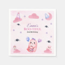 Aquarelle Ghost Cute Pastel Halloween Anniversaire