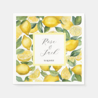 Aquarelle Lemon Garden Mariage blanc