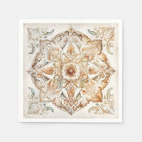 Aquarelle mosaïque vintage. azulejo floral