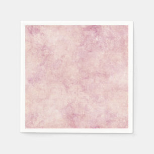 Serviette En Papier Aquarelle pastel rose