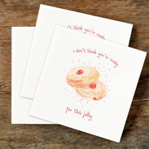 Aquarelle Sufganiyot Jelly Donut Funny Hanoukka