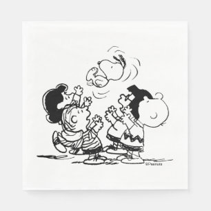 Serviette En Papier Arachides Gang Lifting Snoopy