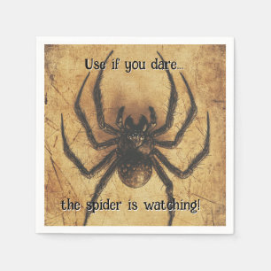 Serviette En Papier 🕷️ Araignée à picotements épineux HALLOWEEN Bash
