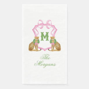 Serviette En Papier Arbre de Noël léopard Prépa Aquarelle