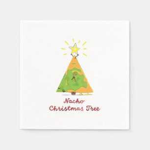 Serviette En Papier Arbre de Noël Nacho
