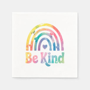 Serviette En Papier Arc-en-ciel coloré - Inspirationnel positif