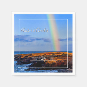 Serviette En Papier Arc en ciel, Espoir & Bonheur, Mariage