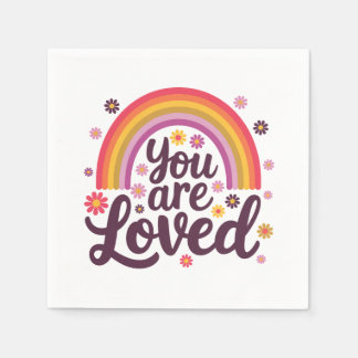 Serviette En Papier Arc-en-ciel que vous aimez