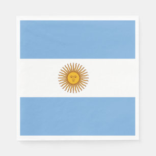 Serviette En Papier Argentine drapeau Papier Napkin