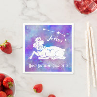 Aries Ram Constellation Stars Custom Birthday